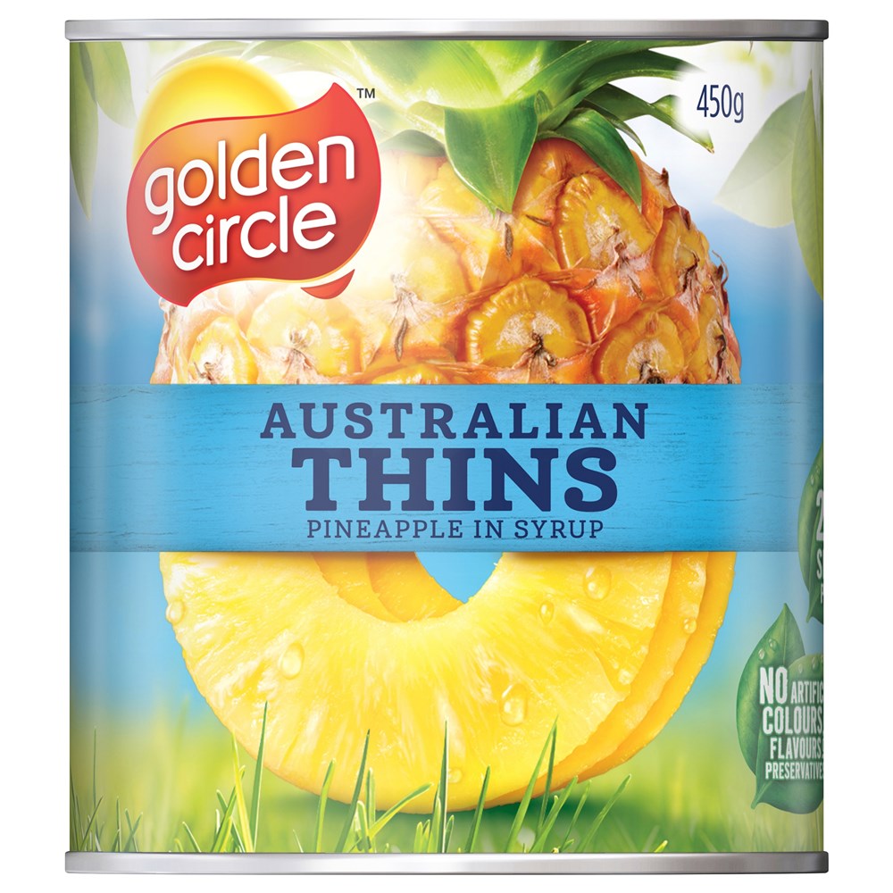 Pineapple Thins in Syrup 450gm