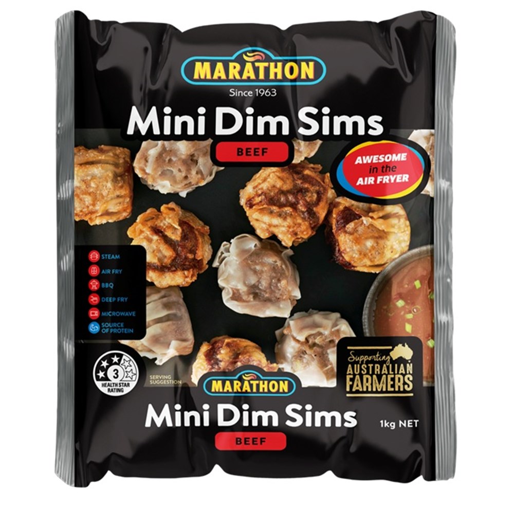 Mini Beef Dim Sims 1kg