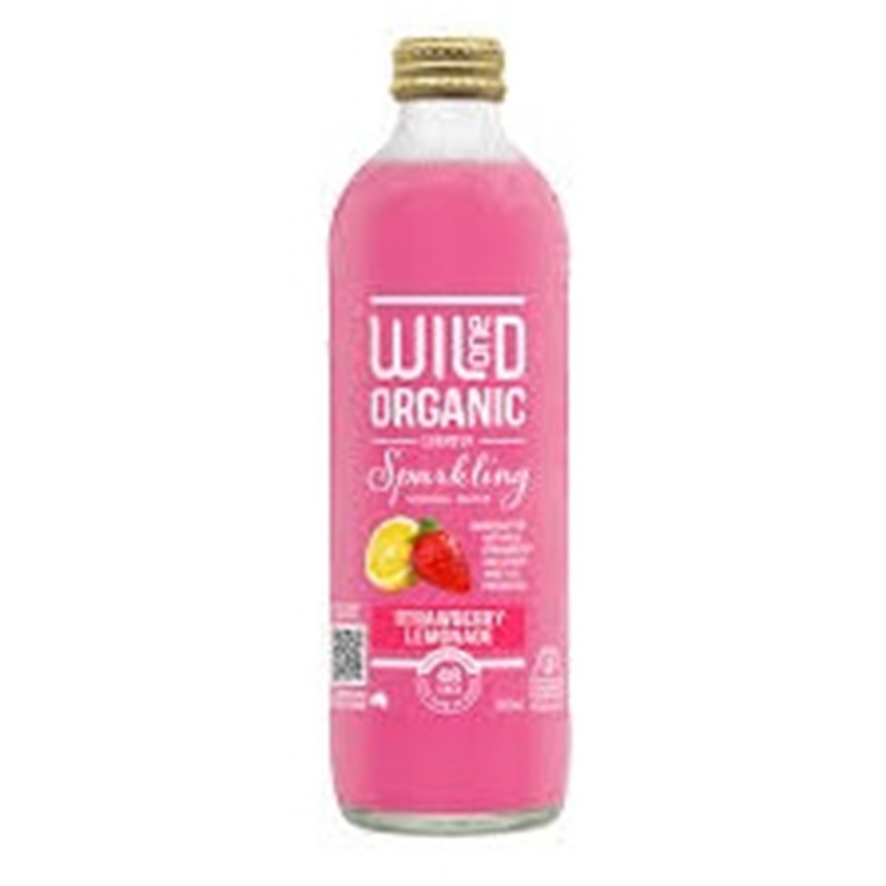 Organic Sparkling Strawberry Lemonade 345ml (12)