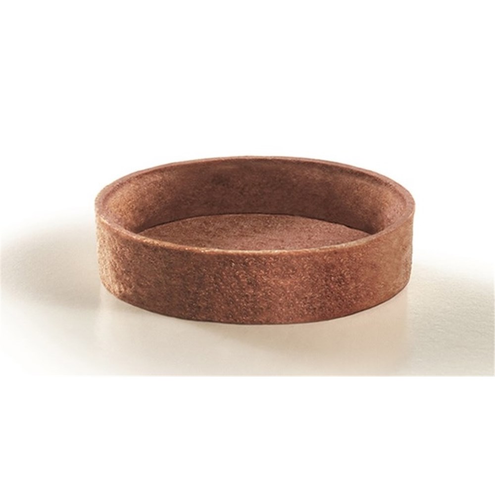 Baked Chocolate Shortbread Shells 80mm (54)