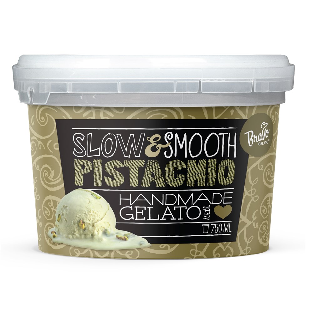 Slow & Smooth Pistachio Gelato 750ml (6)