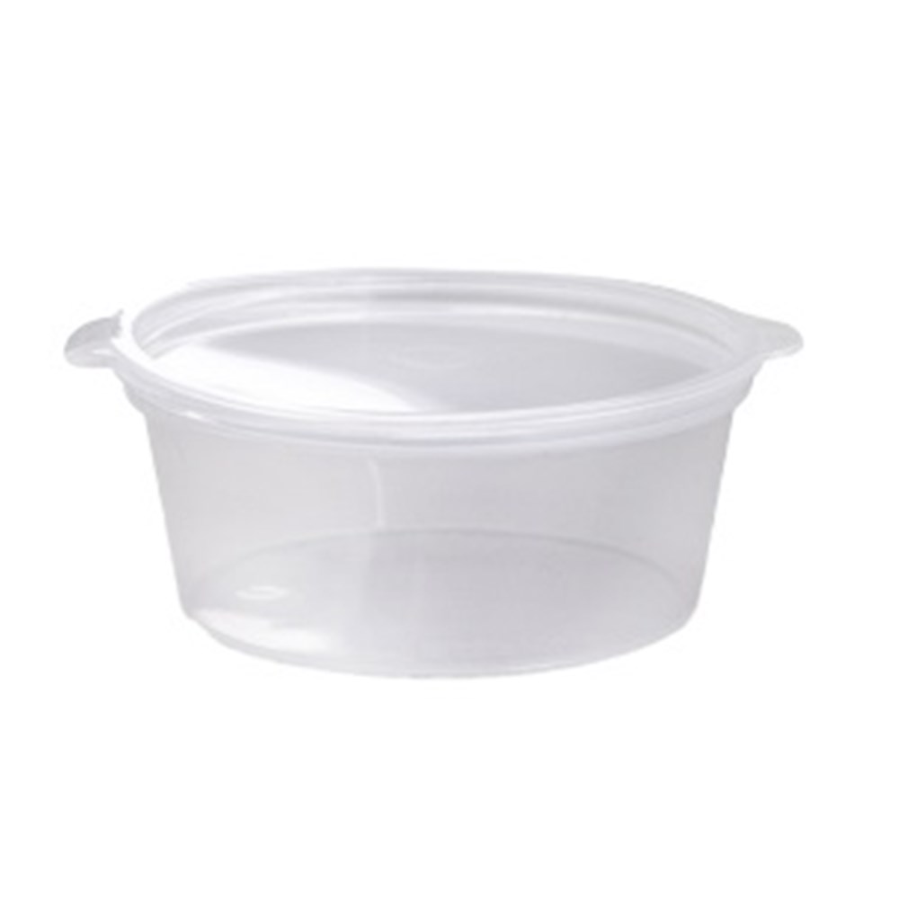 35ml PP Sauce Cup with Hinged Lid (50)