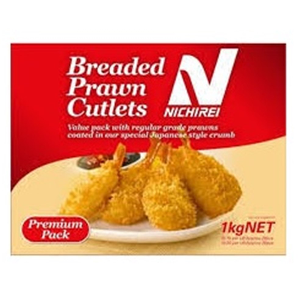 10/15 Breaded Prawn Cutlets 'Red' 1kg