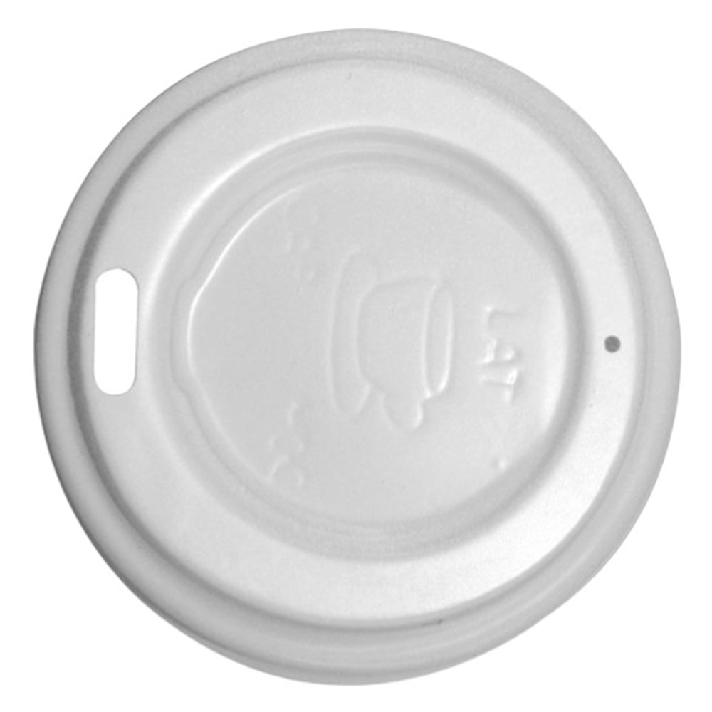 White 4oz Coffee Cup Lids (50)
