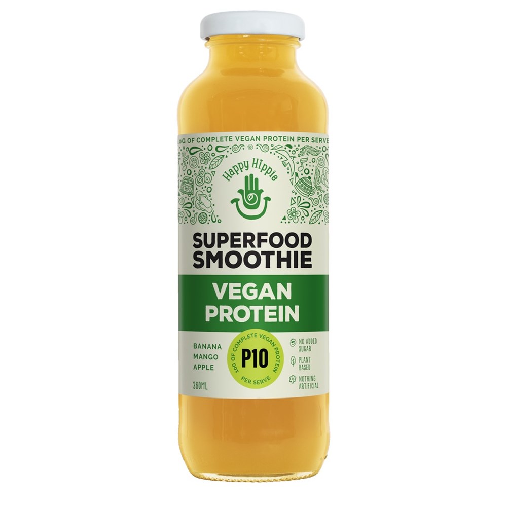 Happy Hippie Smoothie - Vegan Protein 350ml (12)