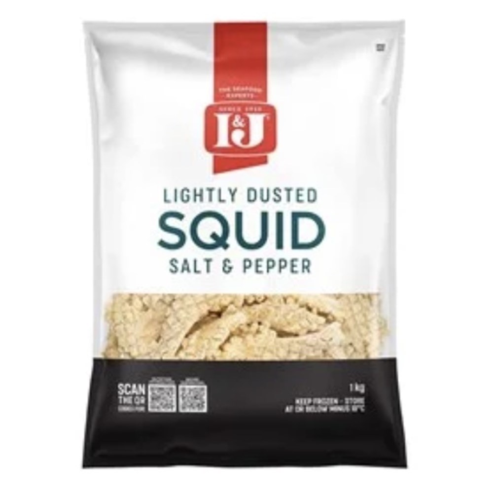 Salt & Pepper Squid Lighty Dusted 1kg
