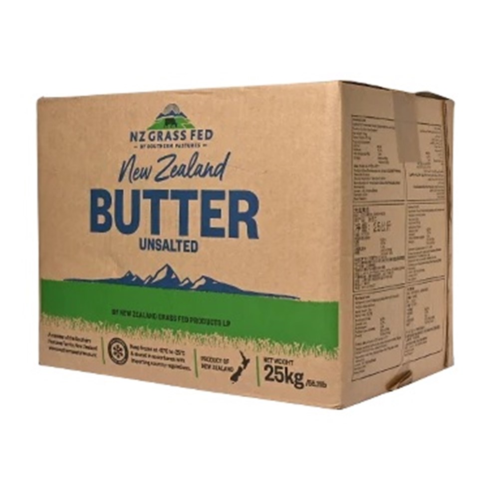 Unsalted Butter NZ Grass Fed 25kg