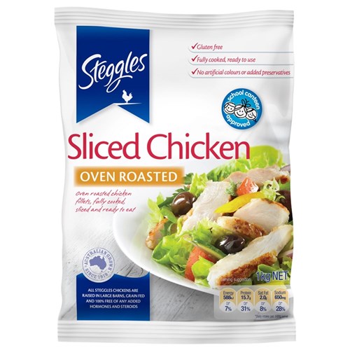 Sliced Free Flow Chicken Meat 1kg