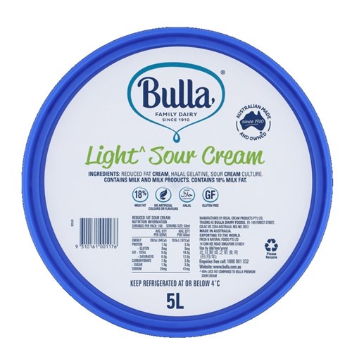 Sour Light Cream 5ltr