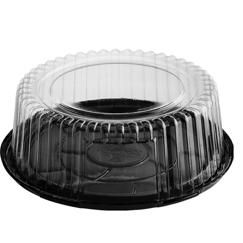 Cake Dome & Base BLK 75mm (200)