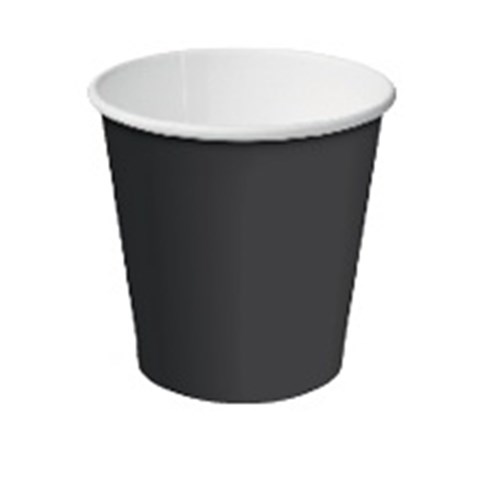 Single Wall Black Cup 4oz (50)