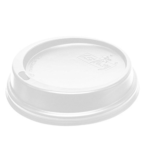 White Coffee Lids to Suit Coffee Cups (100)