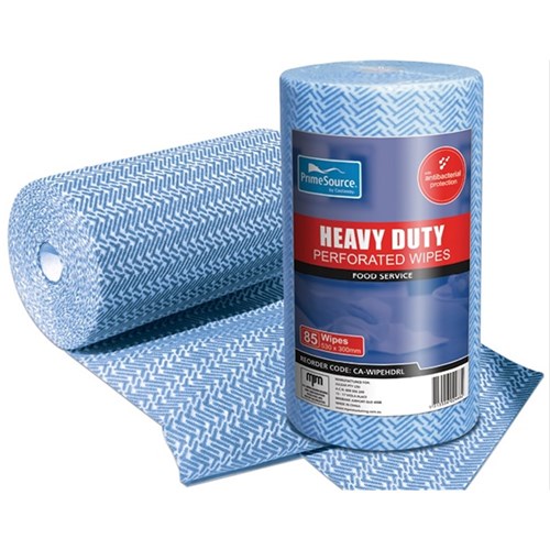 Heavy Duty Wipes Blue Roll (85)