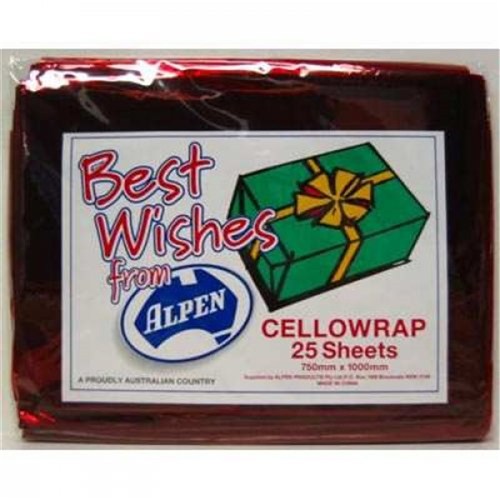 Cello wrap Red (25)
