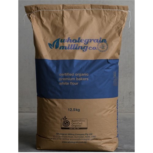 Organic White Plain Flour 12.5kg