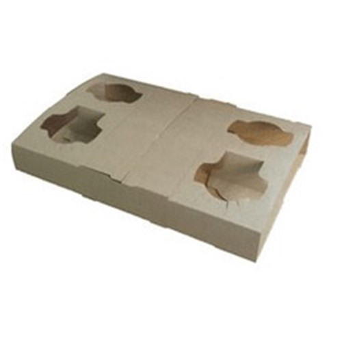 Cardboard 4 Cup Drink Holders (100)