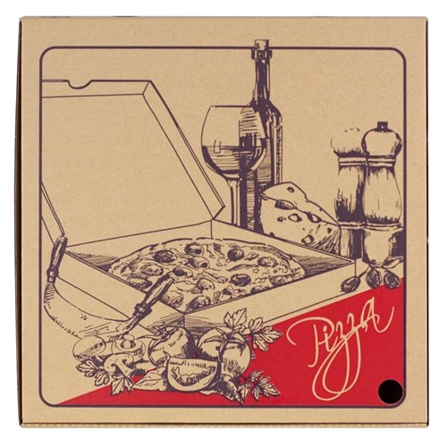 9" Brown Pizza Boxes (50)