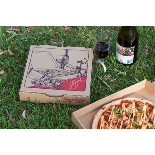 13" Brown Pizza Boxes (50)