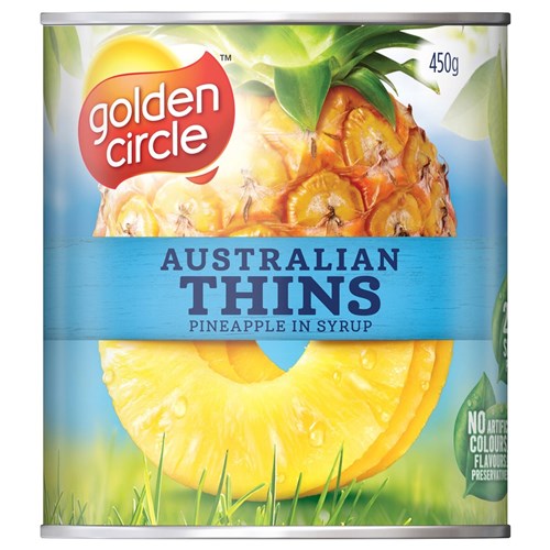 Pineapple Thins in Syrup 450gm