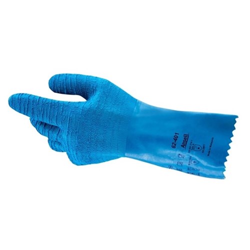 Blue Rubber Gloves