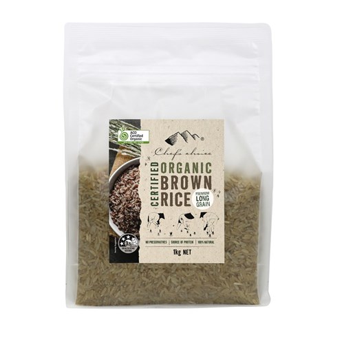 Organic Brown Rice 1kg