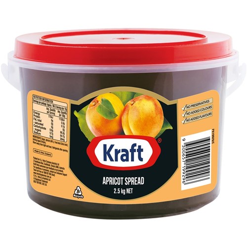 Kraft Apricot Jam Spread 2.5kg