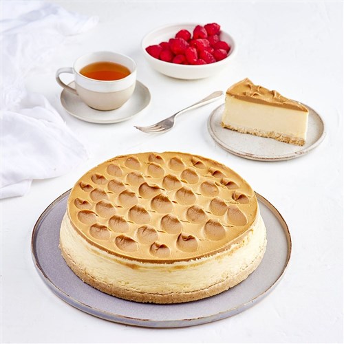 Baked Caramel Cheesecake 10" Round (Precut 14)