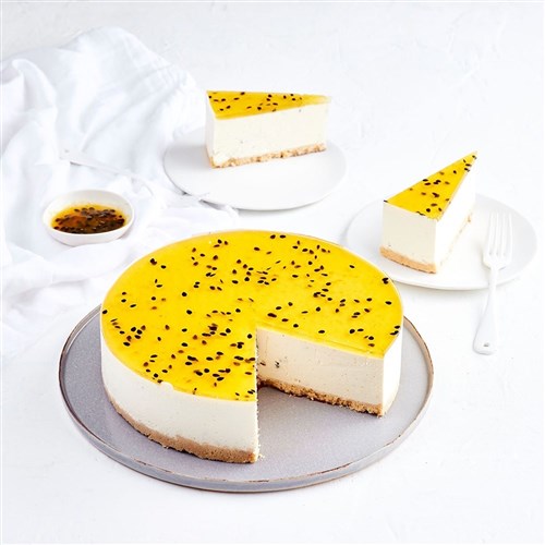 Passionfruit Cheesecake 10" Round (Precut 14)