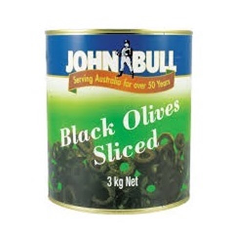 Sliced Black Olives 3kg