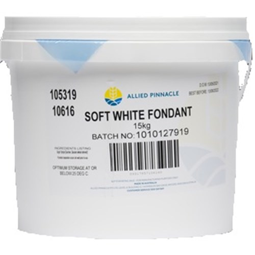 Soft White Fondant 15kg