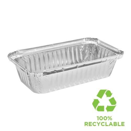 750ml Rectangle Foil Container (500)