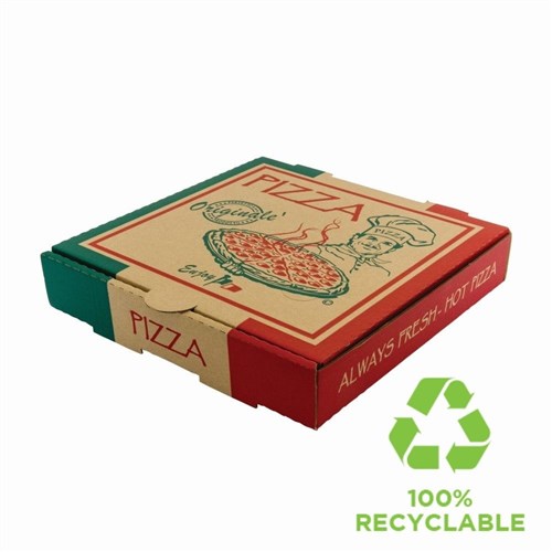 Pizza Box Printed 9" (100)