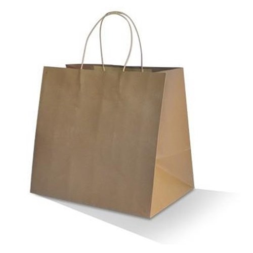 Brown Kraft Takeaway Bags Large  (150)