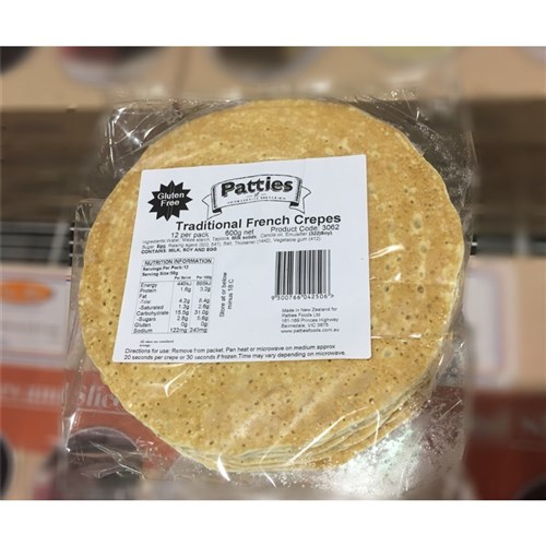 Traditional French Crepes GF 600g (12)