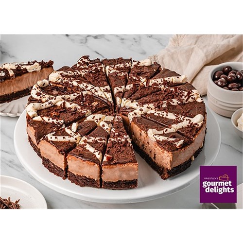 Chunky Choc Cheesecake Round (16cut)
