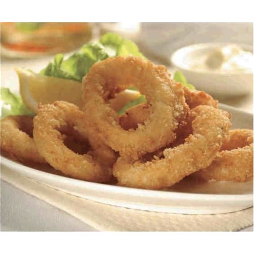 Panko Squid Calamari Rings 4kg
