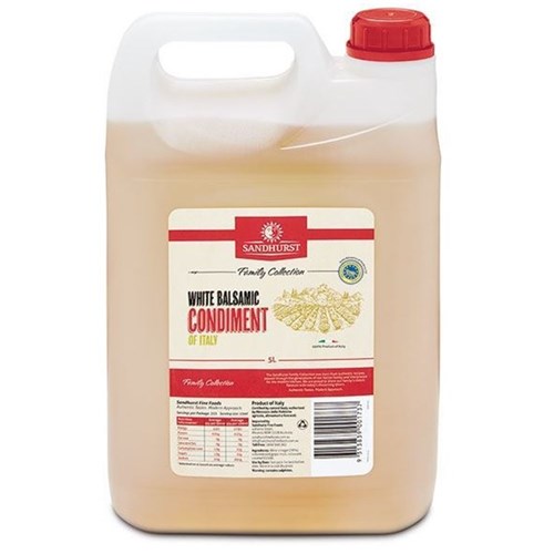 White Balsamic Vinegar 5lt
