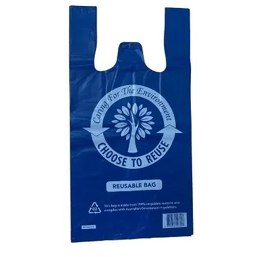 Large Blue Singlet Bags (100)
