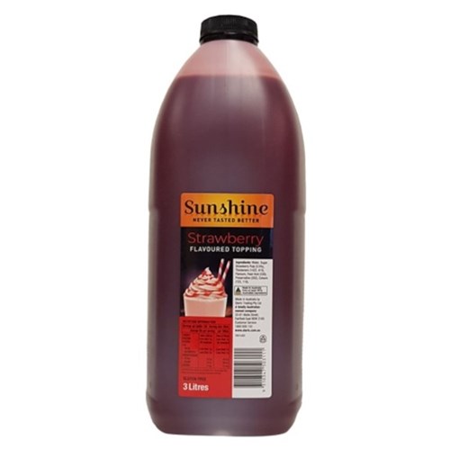 Strawberry Topping 3ltr