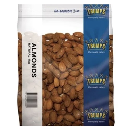 Almond Natural Whole 1kg