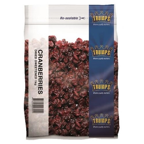 Cranberries Dried Sweetened 1kg