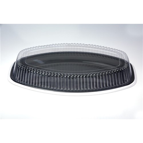 16" OVAL Platter Black (10)