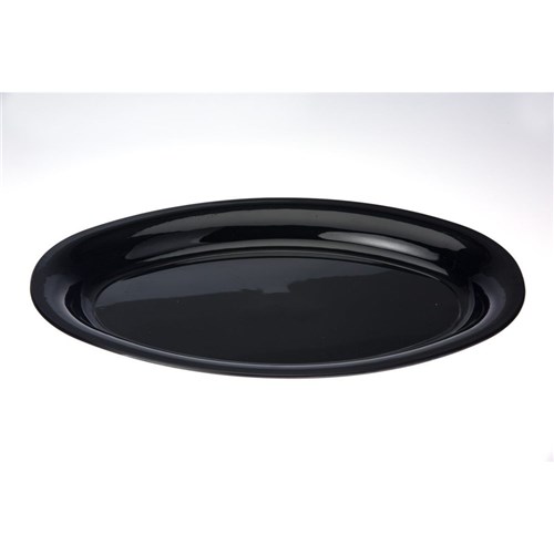 20" OVAL Platter Black (10)