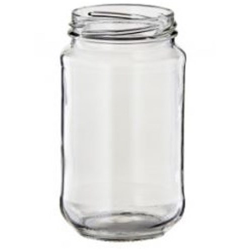 375ml Glass Round Jar with 63mm Twist Neck (24)
