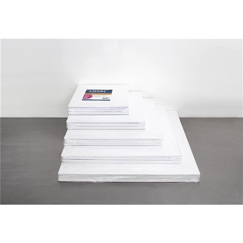 14" Masonite White Square Boards (5pkt)