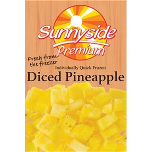 Pineapple Diced Frozen IQF 1kg