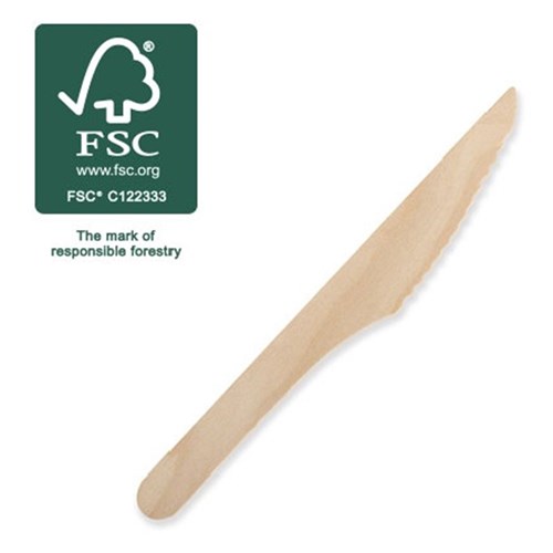 Wooden Cutlery - Knife (100)