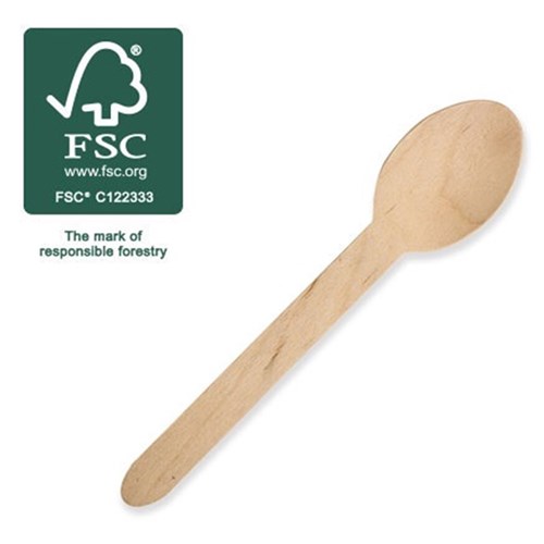 Wooden Cutlery - Spoon (100)