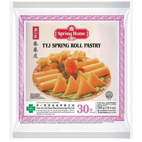 TYJ Spring Roll Pastry 10" 500g