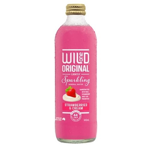 Organic Sparkling Strawberries & Cream 345ml (12)